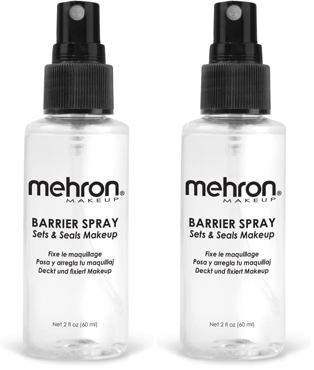 Mehron Makeup Barrier Spray - 1 Fl oz, Professional Makeup Setting Spray