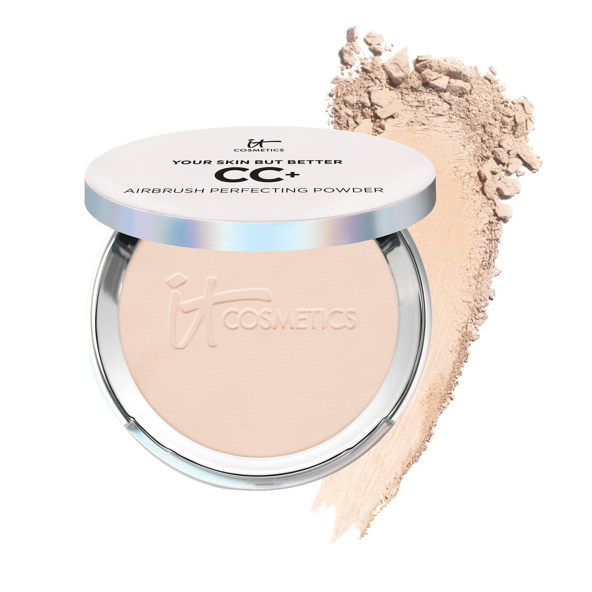 IT Cosmetics CC+ Airbrush Perfecting Powder Foundation + Setting Powder