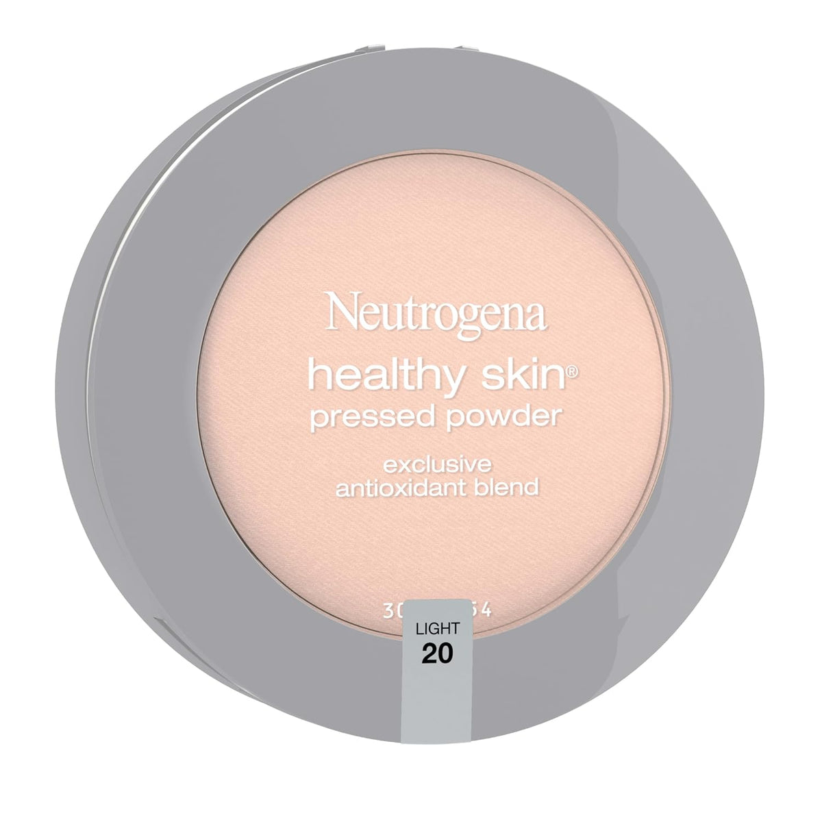 Neutrogena Healthy Skin Pressed Makeup Powder Compact with Antioxidants & Pro Vitamin B5, Evens Tone, Minimizes Shine & Conditions, Light 20,.34 oz