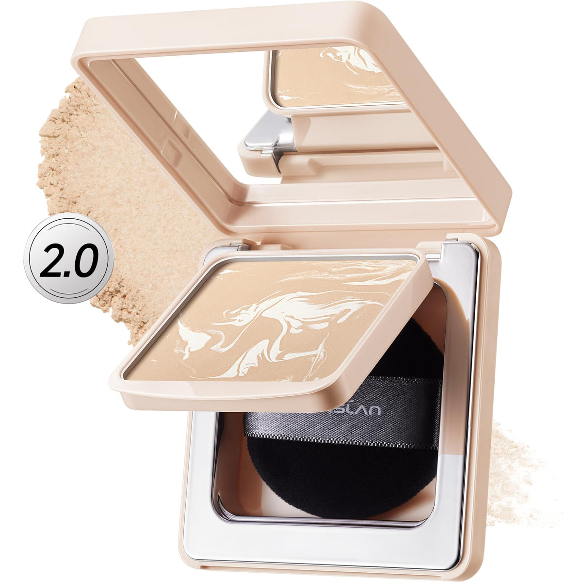 CARSLAN 2.0 Black Magnet Soft Focus Pressed Setting Powder For Oil Control