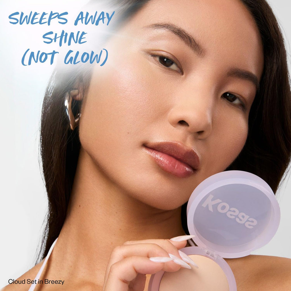 Kosas Cloud Set Baked Setting Powder for Face, Sheer Light