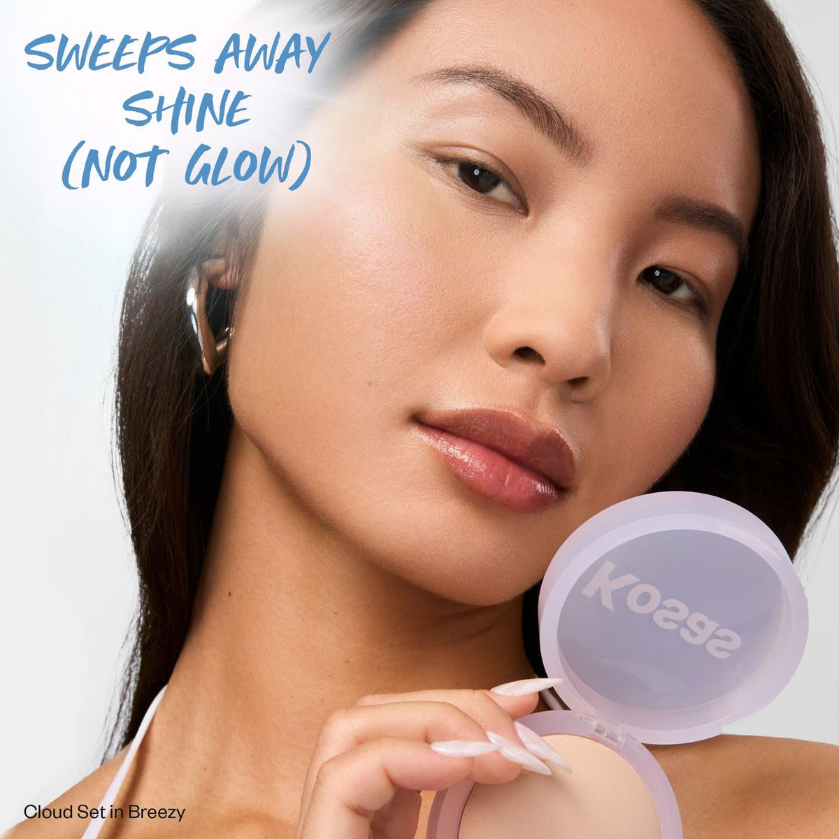 Kosas Cloud Set Baked Setting Powder for Face, Sheer Light