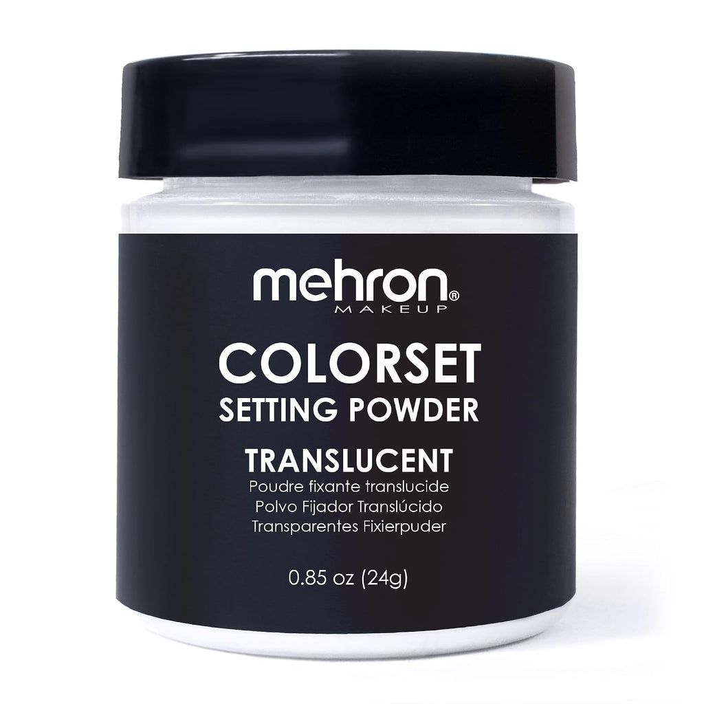 Mehron Makeup Colorset Setting Powder - TRANSLUCENT Setting Powder