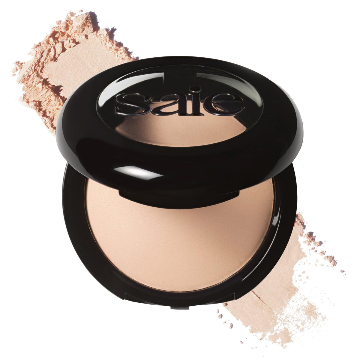 Saie Slip Tint Baked Setting Powder - Translucent Powder for Face Makeup with a Natural-Radiant Finish - Blurs, Brightens & Smooths Complexion - Translucent 2 - Light to Medium (0.24 oz)