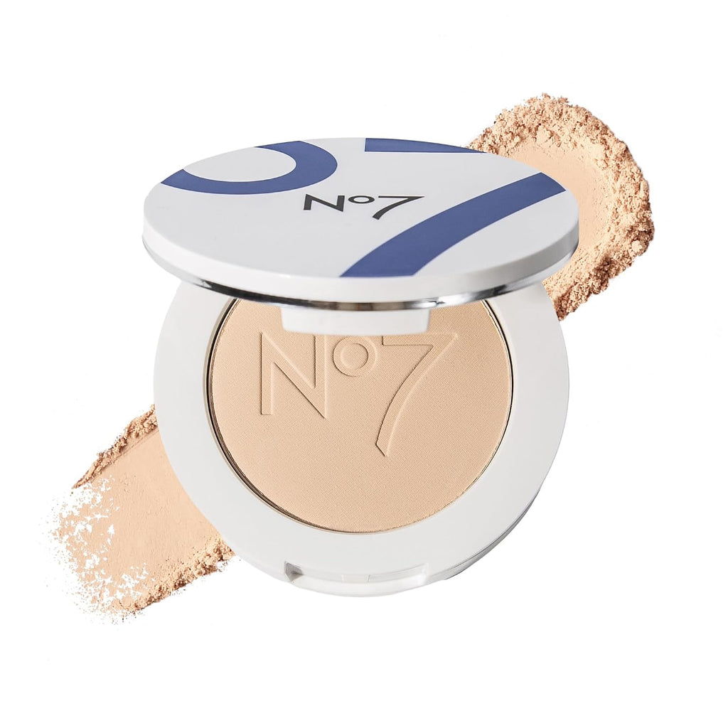 No7 Lift & Luminate Triple Action Face Powder, Light, 10g