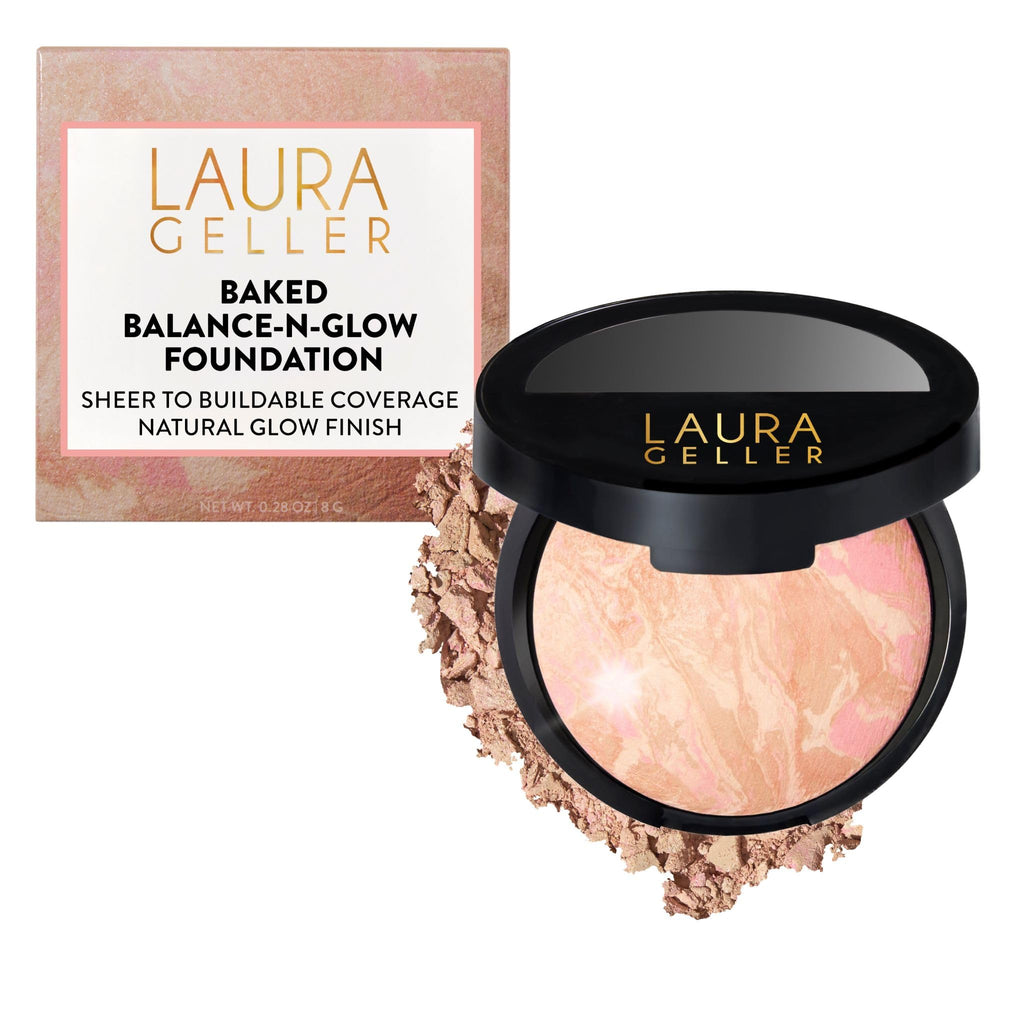 LAURA GELLER Baked Balance-N-Glow Illuminating Powder Foundation - Light