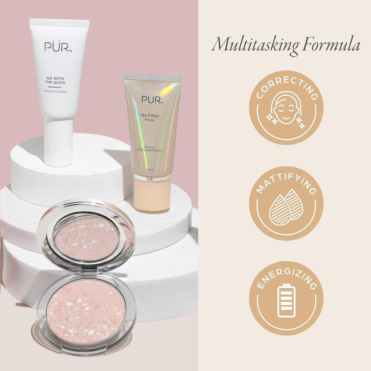 PÜR Pressed Setting Powder Balancing Act - Setting Powder