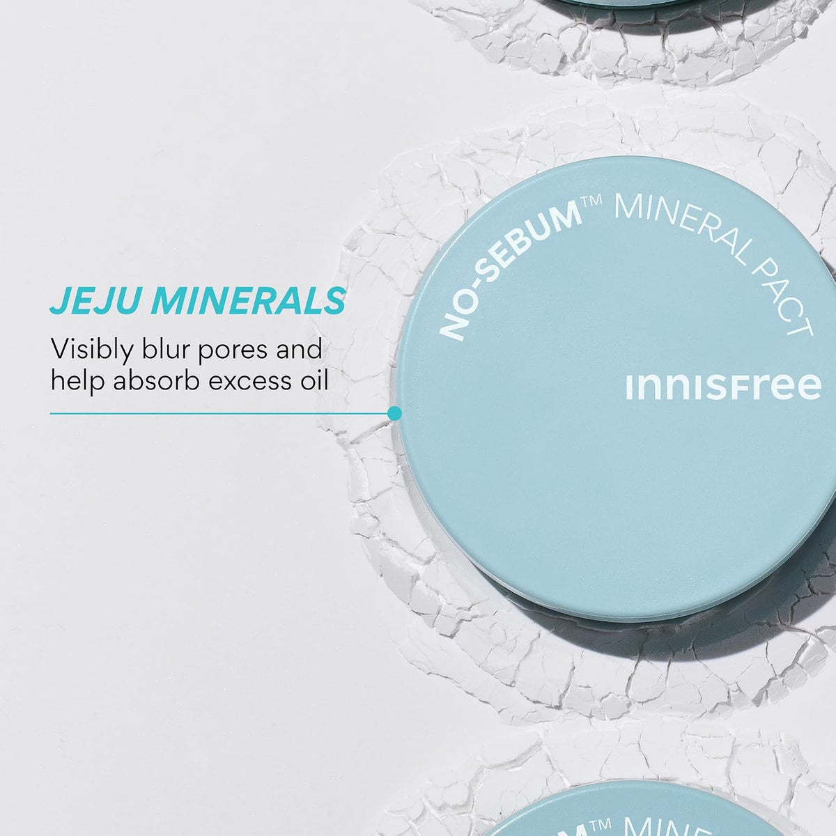 innisfree No Sebum Matte Mineral Powder | Korean Loose Setting Powder for Oil & Shine Control | Blurs Fine Lines & Imperfections | Lightweight, Natural Finish | Available In Jumbo & Pressed Powder