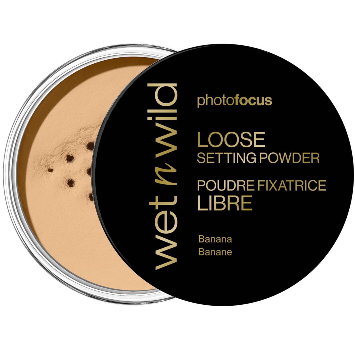 wet n wild Photo Focus Loose Baking Setting Powder, Highlighter Makeup, Fair to Medium & Tan Skin Tones - Translucent