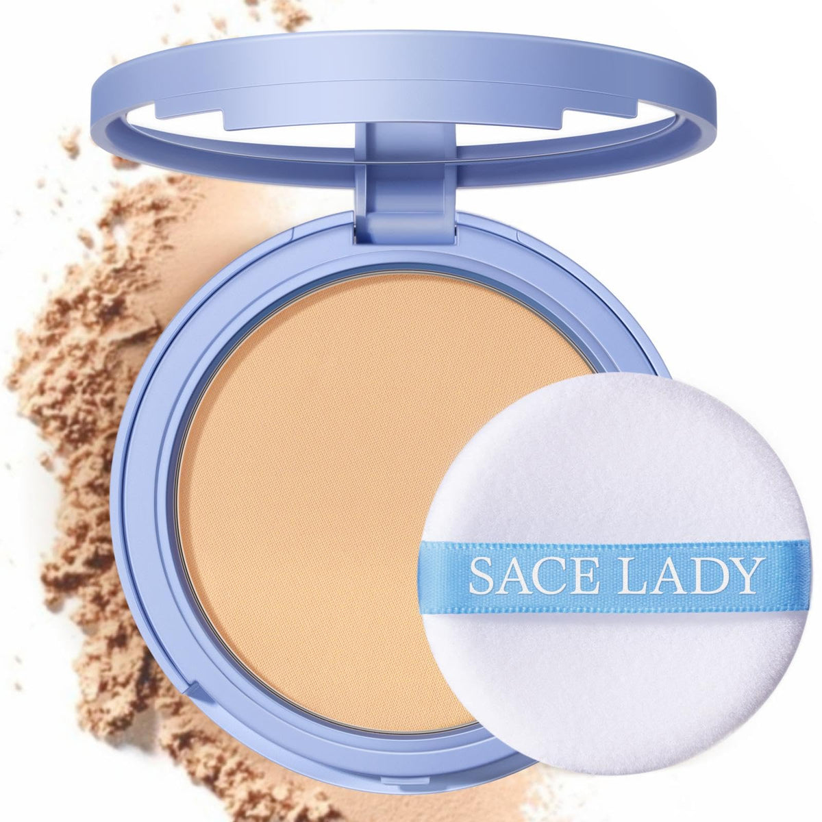 SACE LADY Face Powder Waterproof Long Lasting Setting Powder Blurring #02