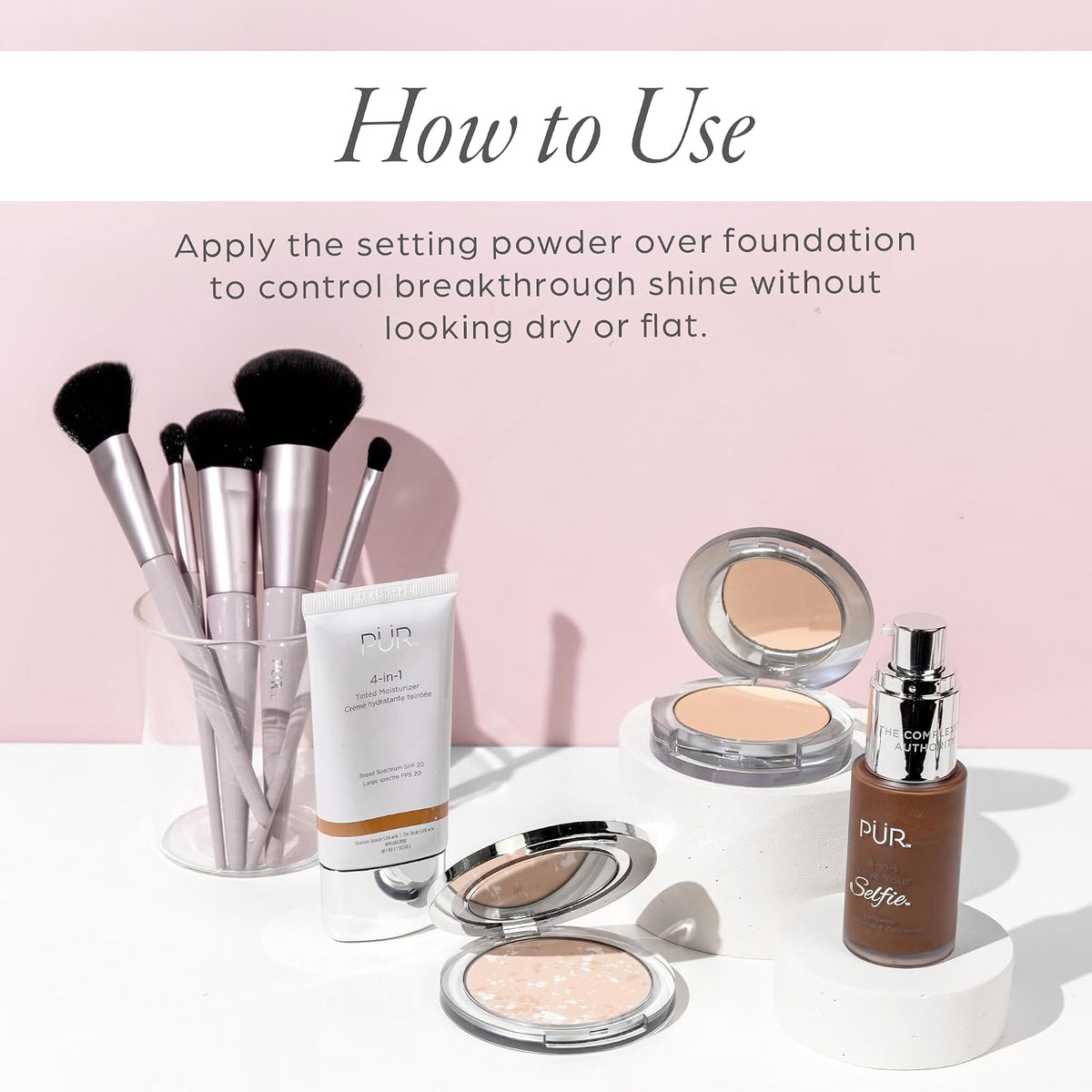 PÜR Pressed Setting Powder Balancing Act - Setting Powder