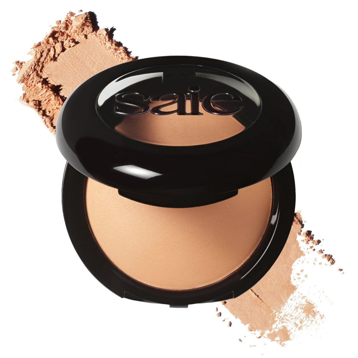 Saie Slip Tint Baked Setting Powder - Translucent Powder for Face Makeup with a Natural-Radiant Finish - Blurs, Brightens & Smooths Complexion - Translucent 2 - Light to Medium (0.24 oz)