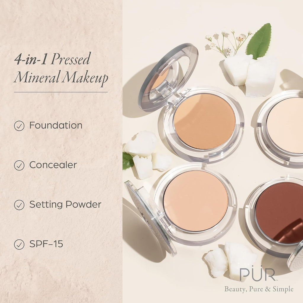 PÜR 4-in-1 Pressed Mineral Makeup Powder Foundation with SPF 15