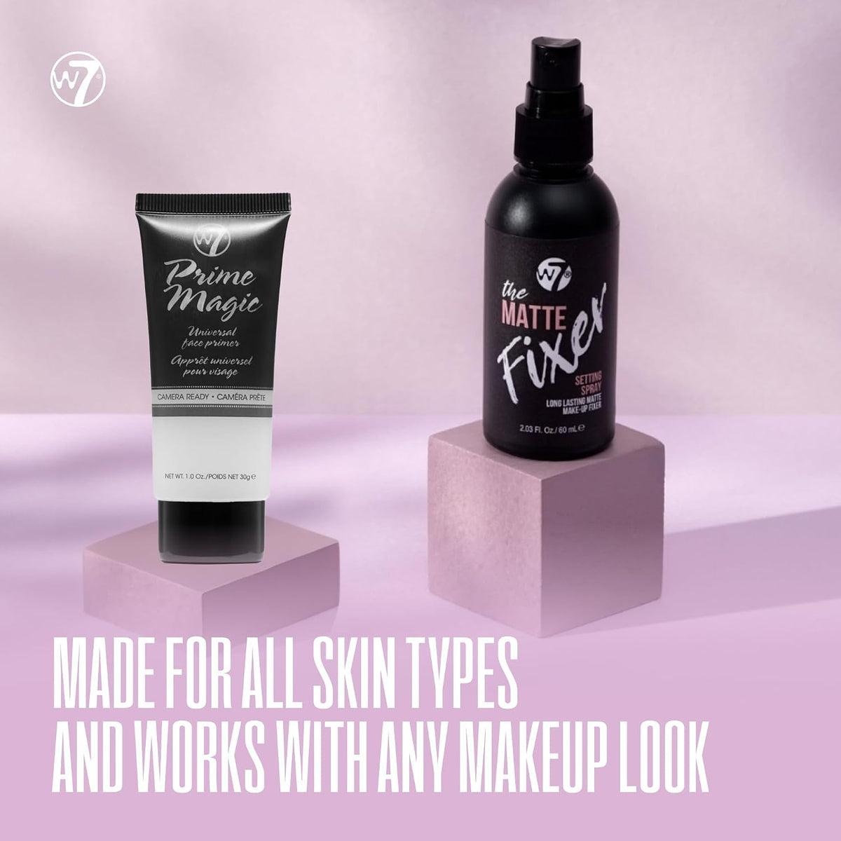 W7 Prime Magic and The Fixer Matte Duo - Primer and Setting Spray