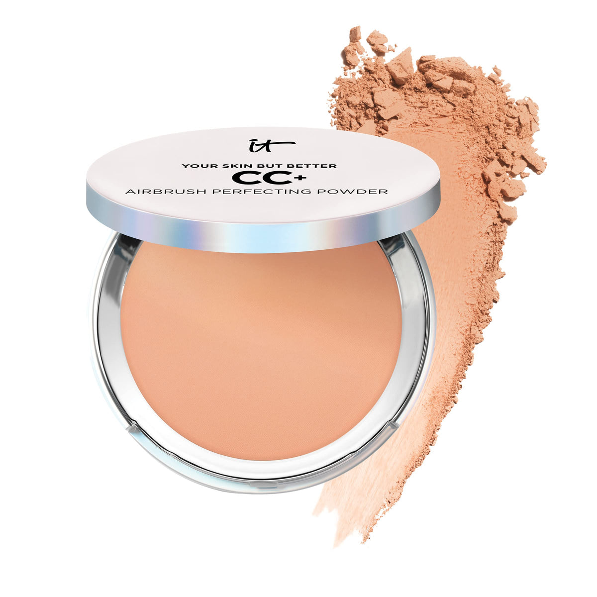 IT Cosmetics CC+ Airbrush Perfecting Powder Foundation + Setting Powder