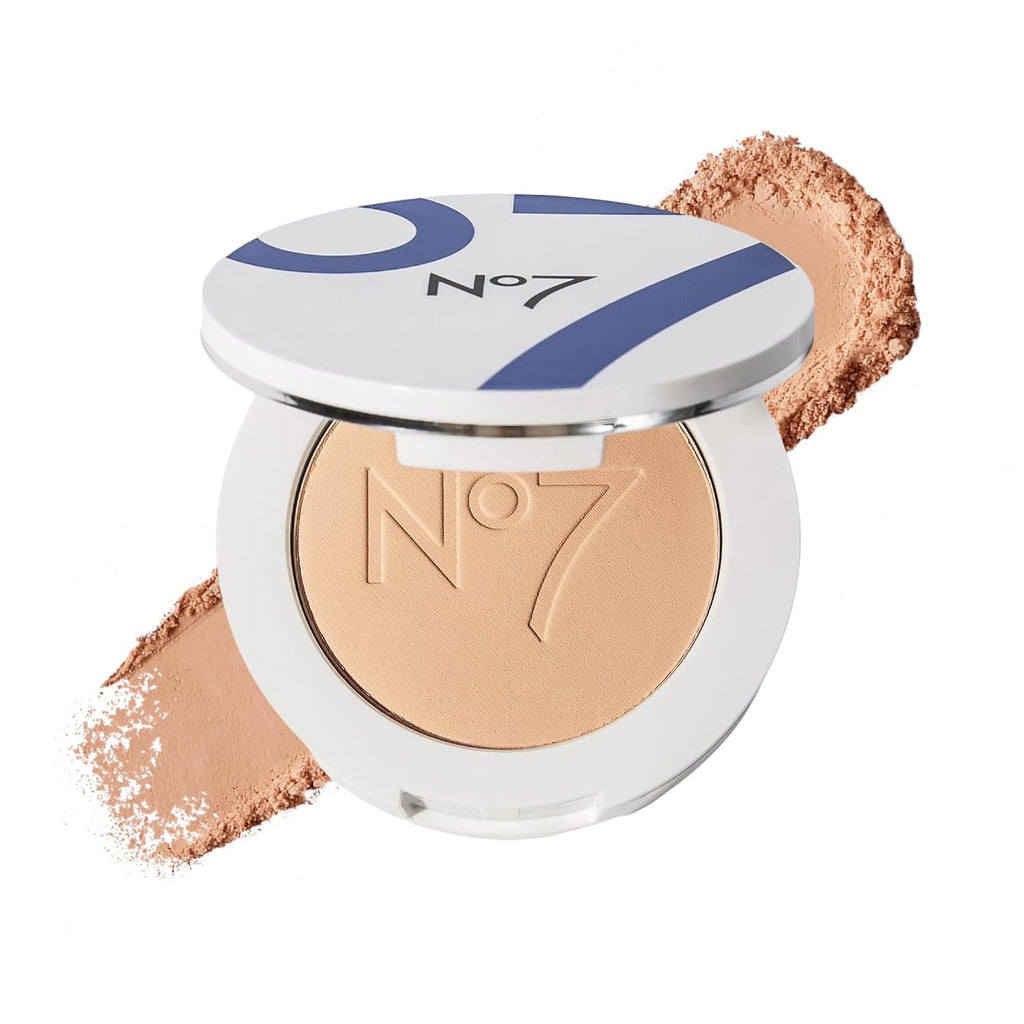 No7 Lift & Luminate Triple Action Face Powder, Medium, 10g