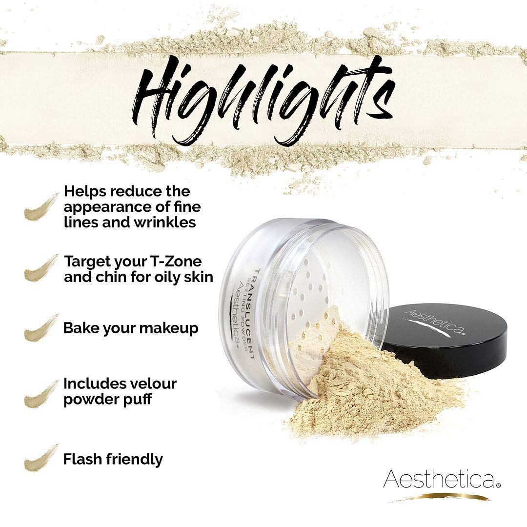 Aesthetica Translucent Setting Powder Matte Finishing Makeup Loose Setting