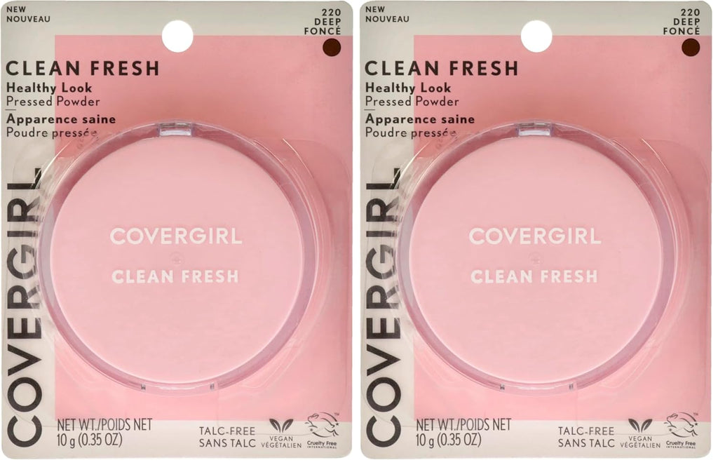 COVERGIRL Clean Fresh Pressed Powder, Light, 0.35 Oz