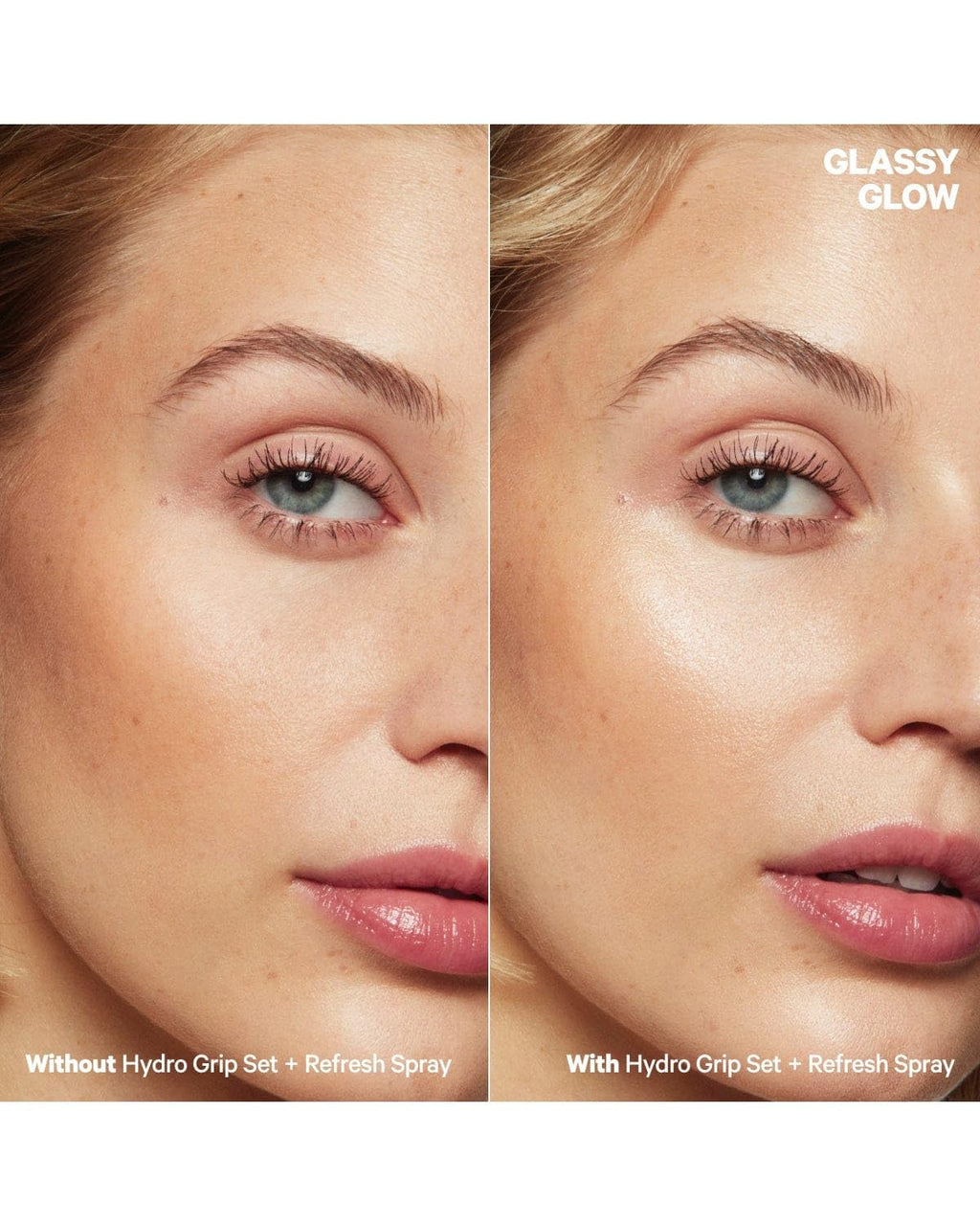 Milk Makeup Hydro Grip Set + Refresh Spray with Hyaluronic Acid – Sets Makeup + Hydrates Skin for Up to 12 Hours – Long-Lasting, Alcohol-Free Facial Mist for Dewy, Radiant Skin