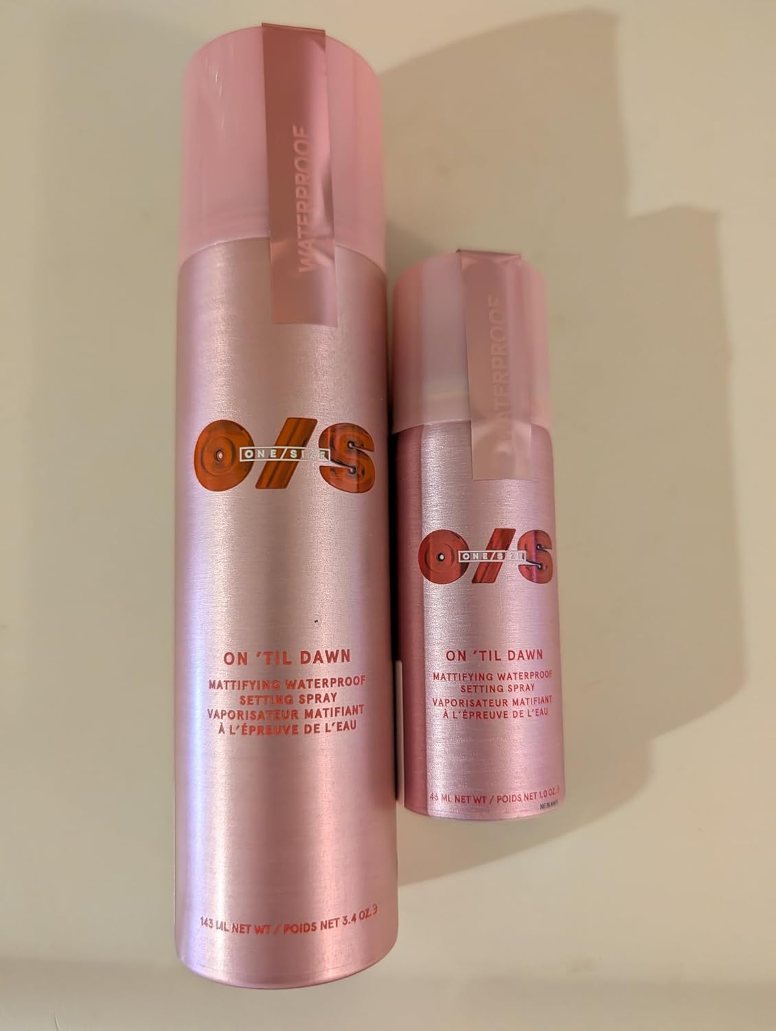 On ’Til Dawn Big & Bitty Mattifying Waterproof Setting Spray Duo – Includes Full Size (3.4 fl. oz / 146 mL) and Travel Size (1.0 fl. oz / 46 mL)