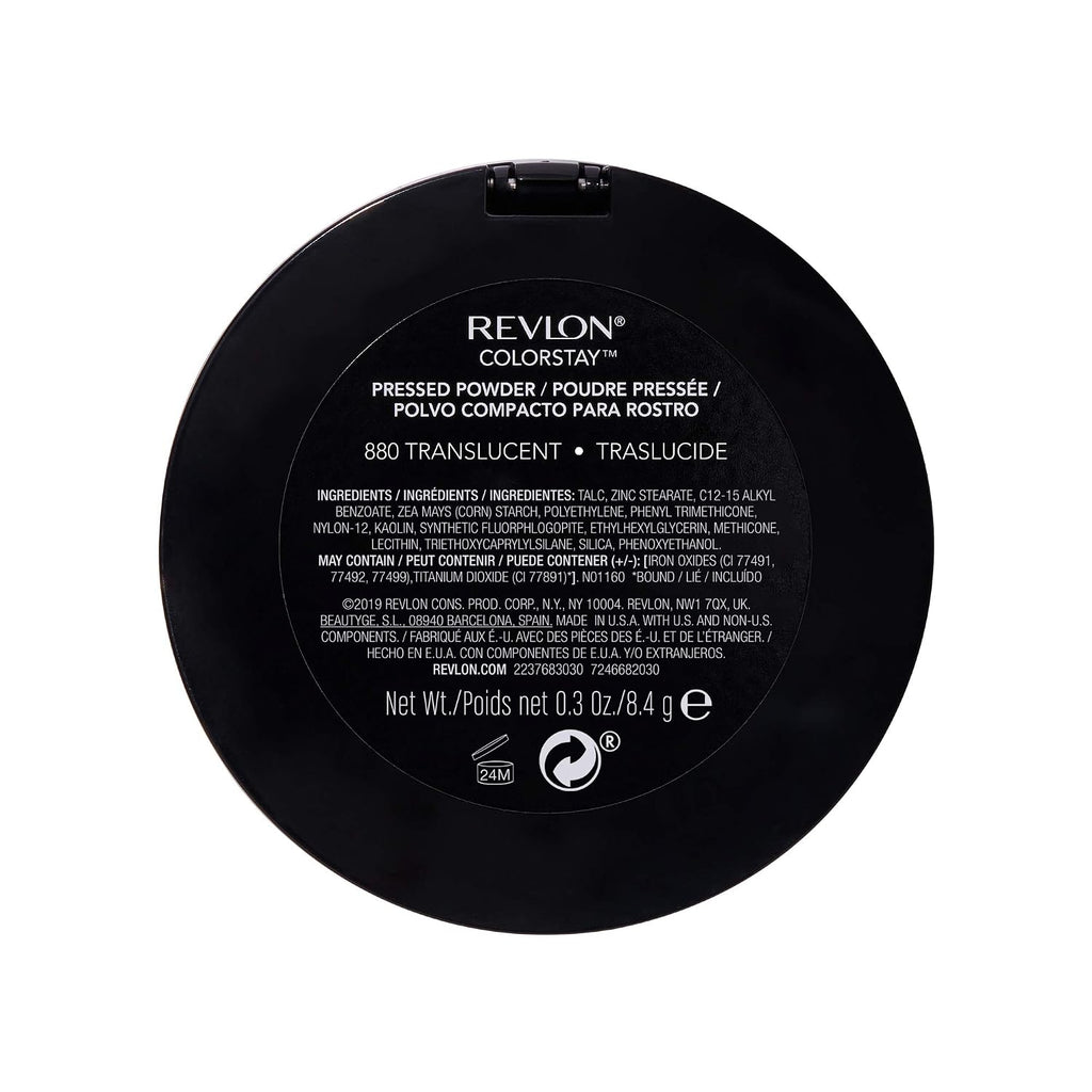 Revlon ColorStay Pressed Powder, 880 Translucent, 0.3 oz