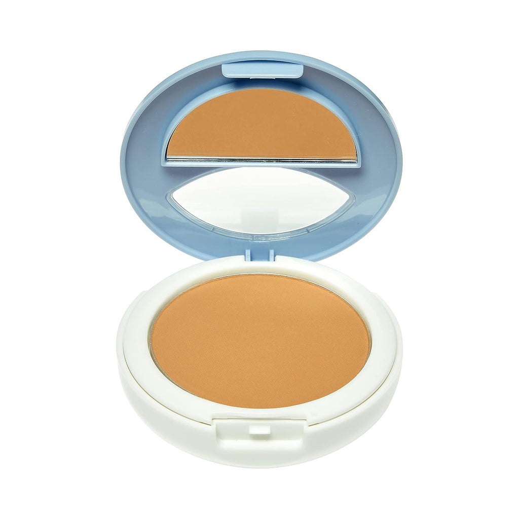 Ruby Kisses No More Blemish Face Powder with Salicylic Acid Korean Makeup Matte Finish Full Coverage Pressed Powder (Toffee)