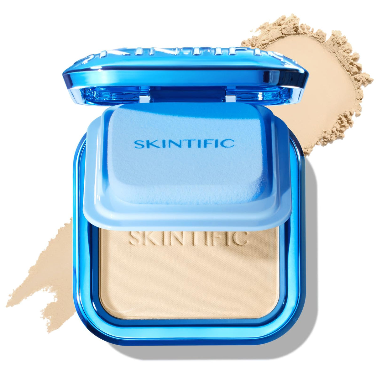 SKINTIFIC Ultra Cover Powder Foundation For Oily Skin 02 Ivory
