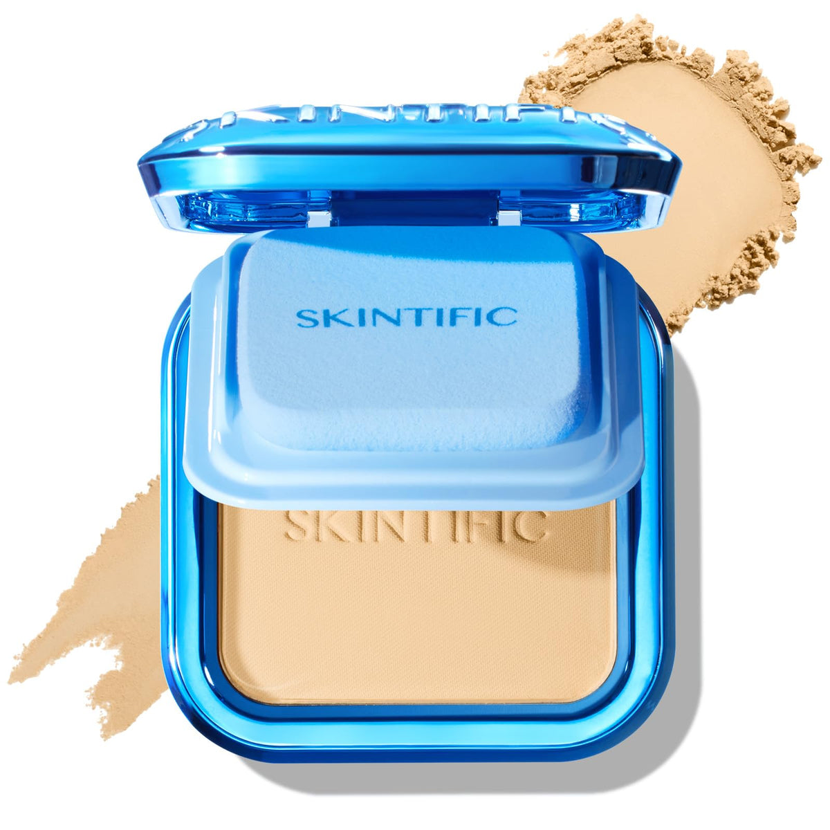 SKINTIFIC Ultra Cover Powder Foundation For Oily Skin 02 Ivory