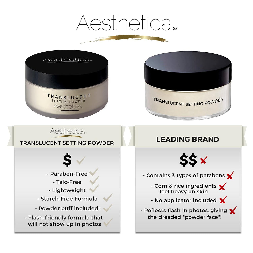 Aesthetica Translucent Setting Powder Matte Finishing Makeup Loose Setting