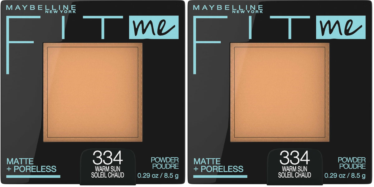 Maybelline Fit Me Matte + Poreless Pressed Face Powder Makeup & Setting Powder, Natural Ivory, 1 Count
