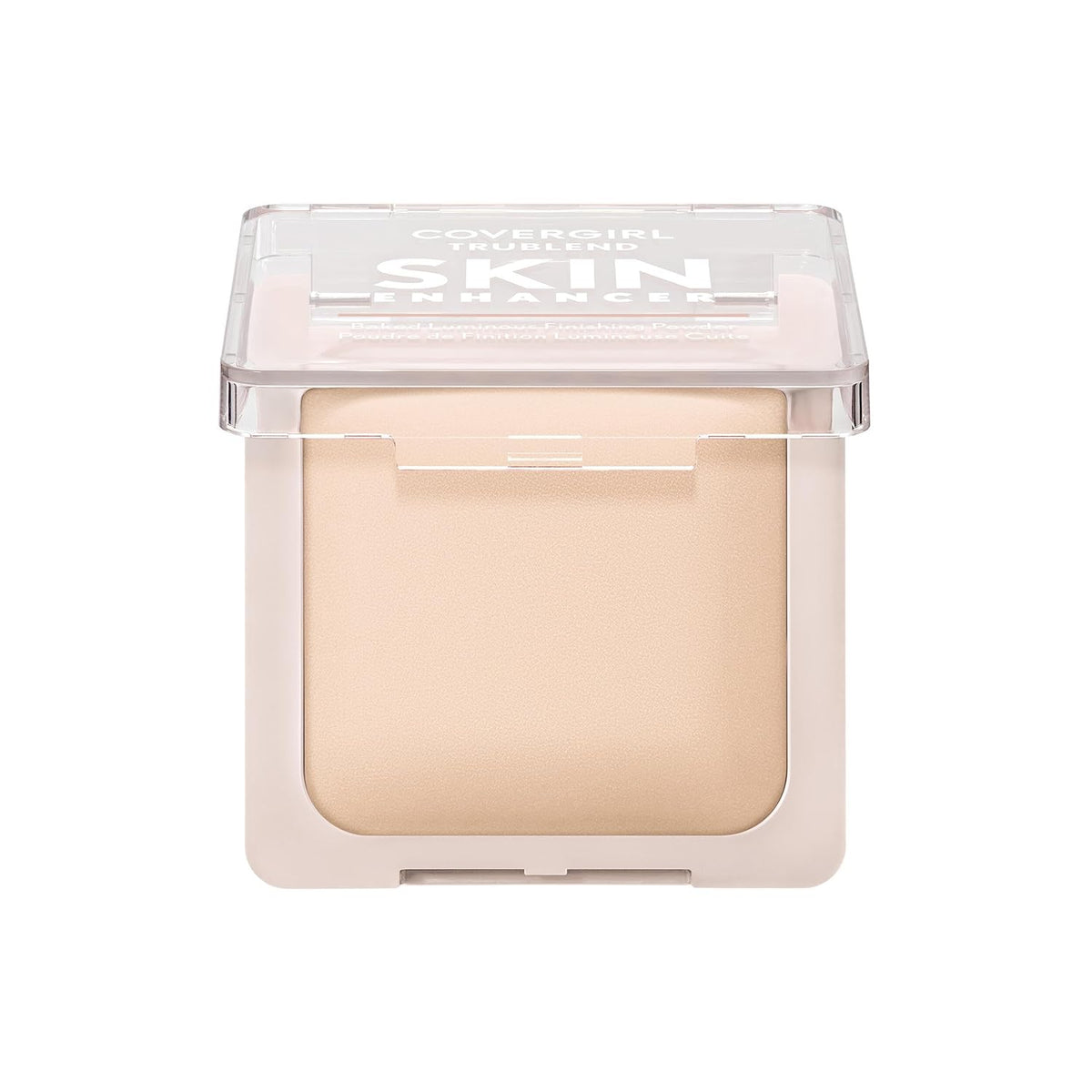 COVERGIRL TruBlend Skin Enhancer Baked Luminous Finishing Face Powder, with Hyaluronic Acid and White Rose Extract, Sheer & Buildable - 500 Sugar Cookie
