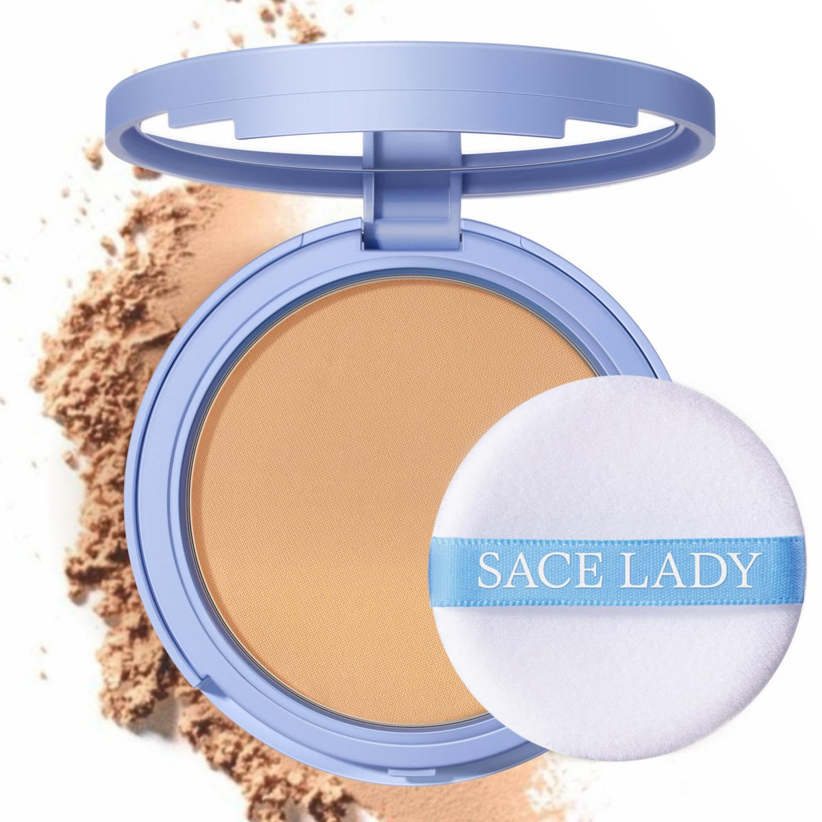 SACE LADY Face Powder Waterproof Long Lasting Setting Powder Blurring #02