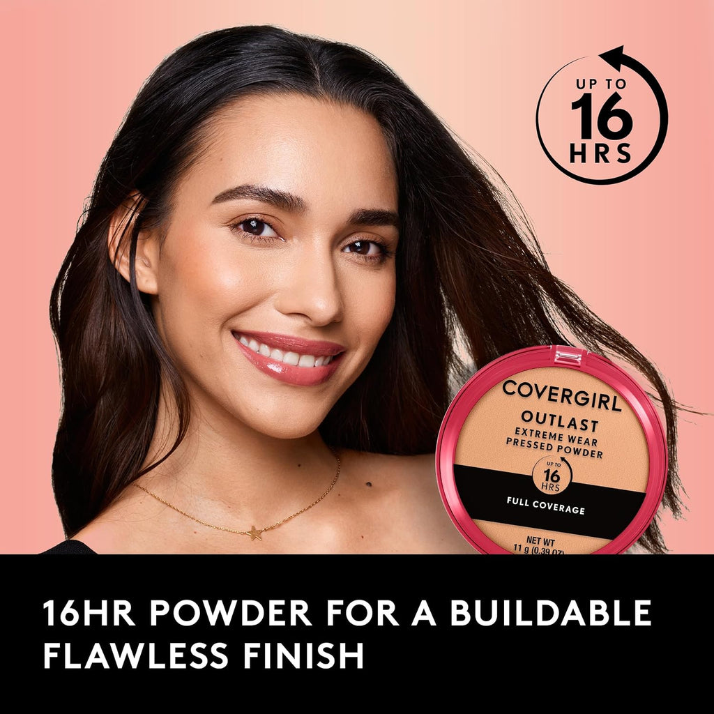 COVERGIRL Outlast Extreme Wear Pressed Powder, Natural Tan