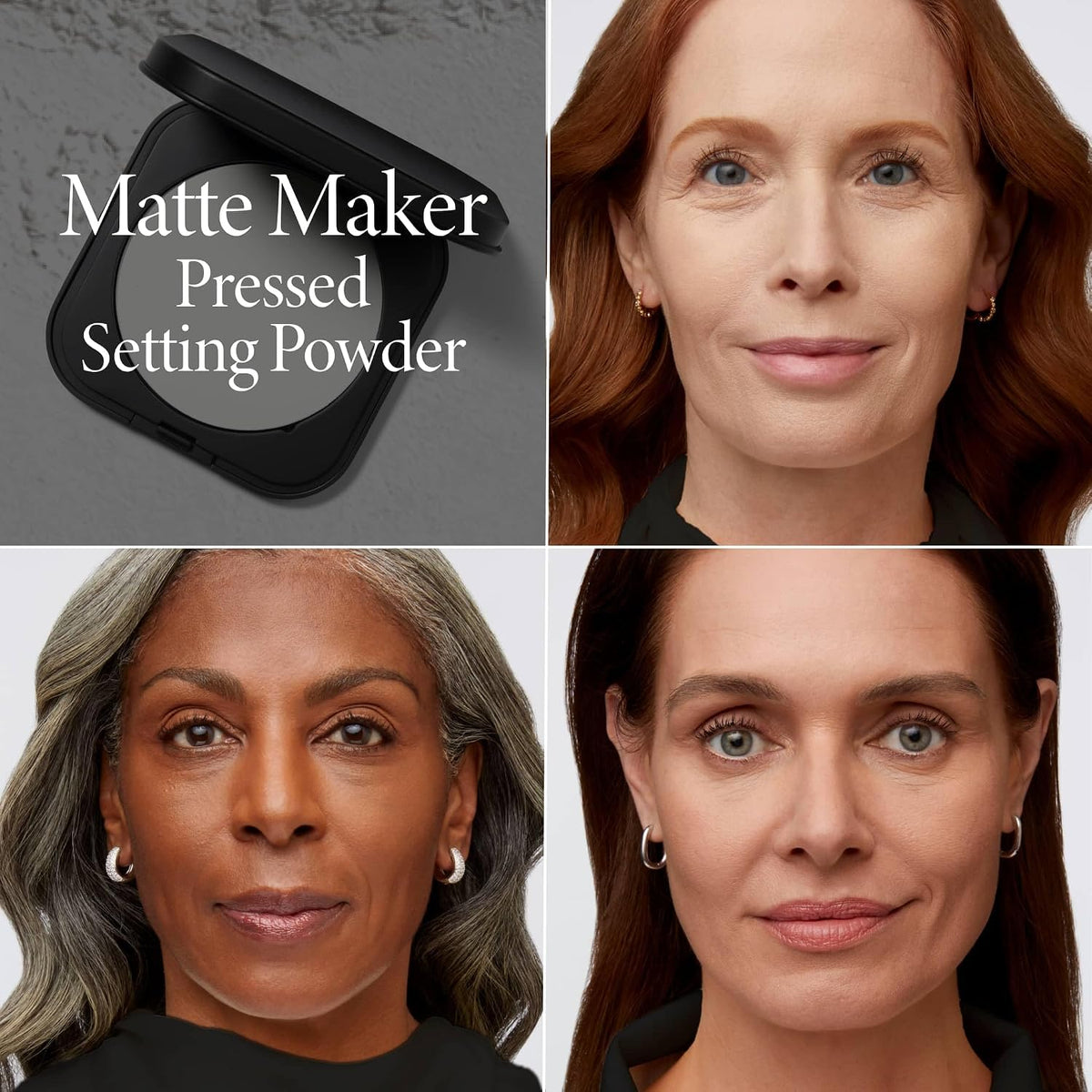 LAURA GELLER NEW YORK Matte Maker Pressed Setting Powder - Translucent - Setting Powder & Finishing Powder - Oil-Control - Filter-Like Matte Finish - All Skin Types