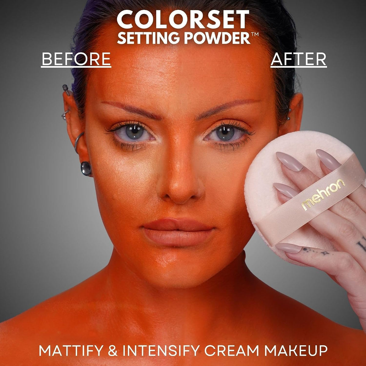 Mehron Makeup Colorset Setting Powder - TRANSLUCENT Setting Powder