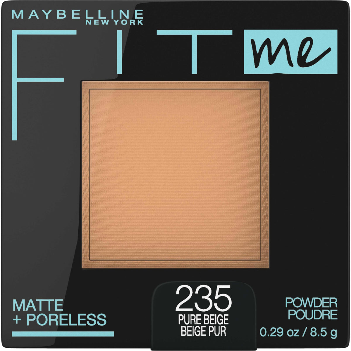 Maybelline Fit Me Matte + Poreless Pressed Face Powder Makeup & Setting Powder, Translucent, 1 Count