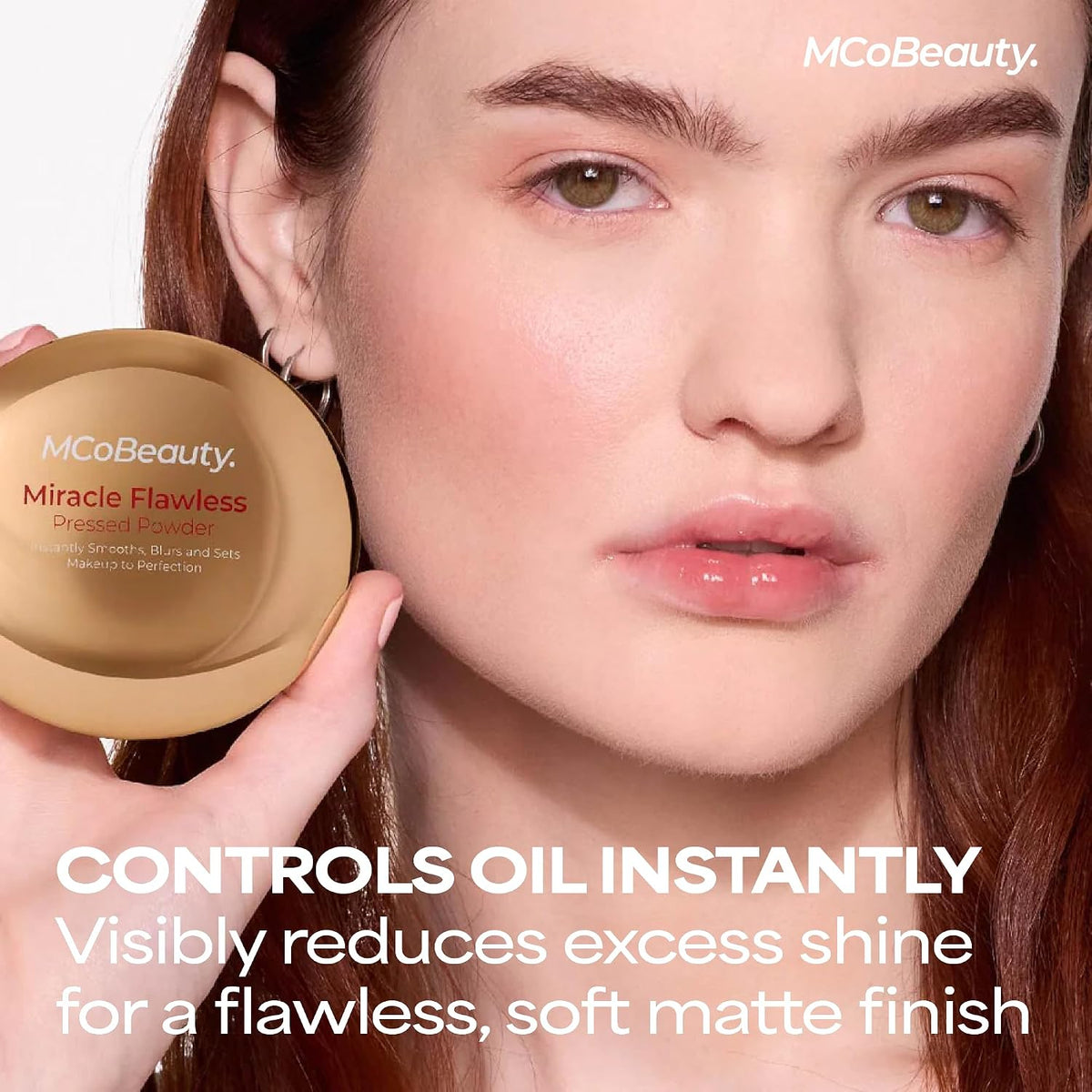 MCoBeauty Miracle Flawless Pressed Powder - 1 Light