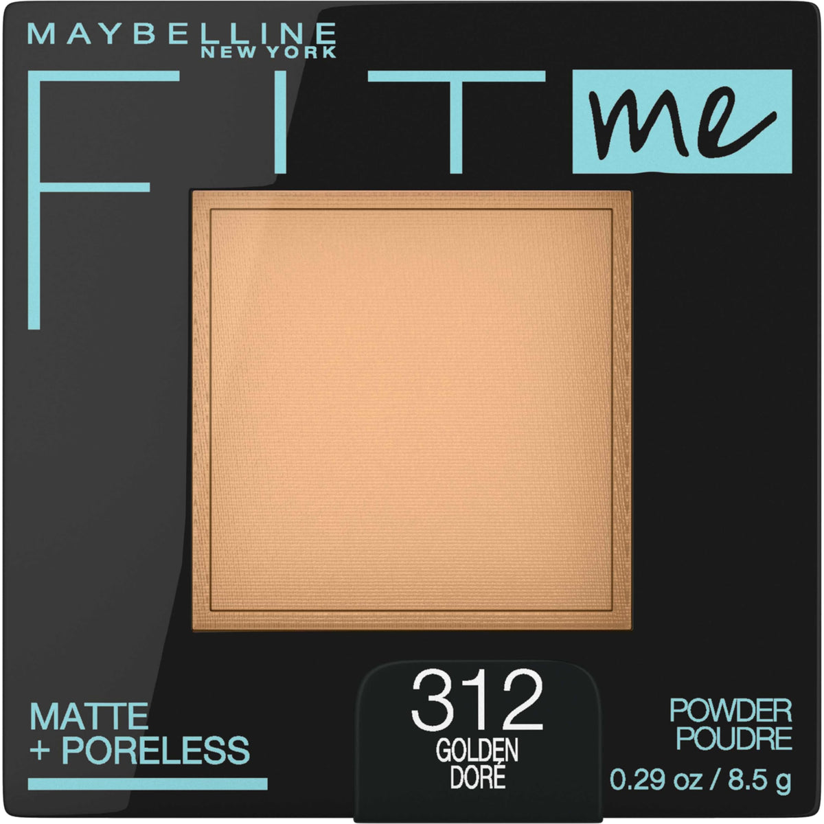 Maybelline Fit Me Matte + Poreless Pressed Face Powder Makeup & Setting Powder, True Beige, 1 Count