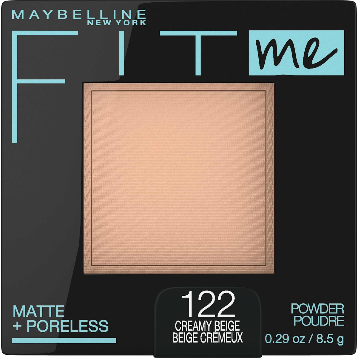 Maybelline Fit Me Matte + Poreless Pressed Face Powder Makeup & Setting Powder, Translucent, 1 Count