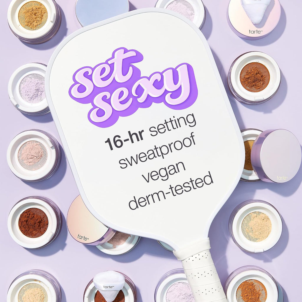 tarte creaseless setting powder – Loose Face Powder, Lightweight Oil-Absorbing Formula for Longwear Finish, Vegan & Cruelty Free