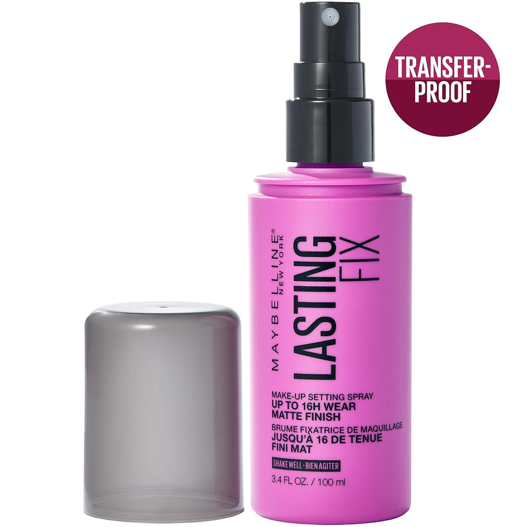 MAYBELLINE New York Facestudio Lasting Fix Makeup Setting Spray, Matte Finish, 3.4 fl. oz.