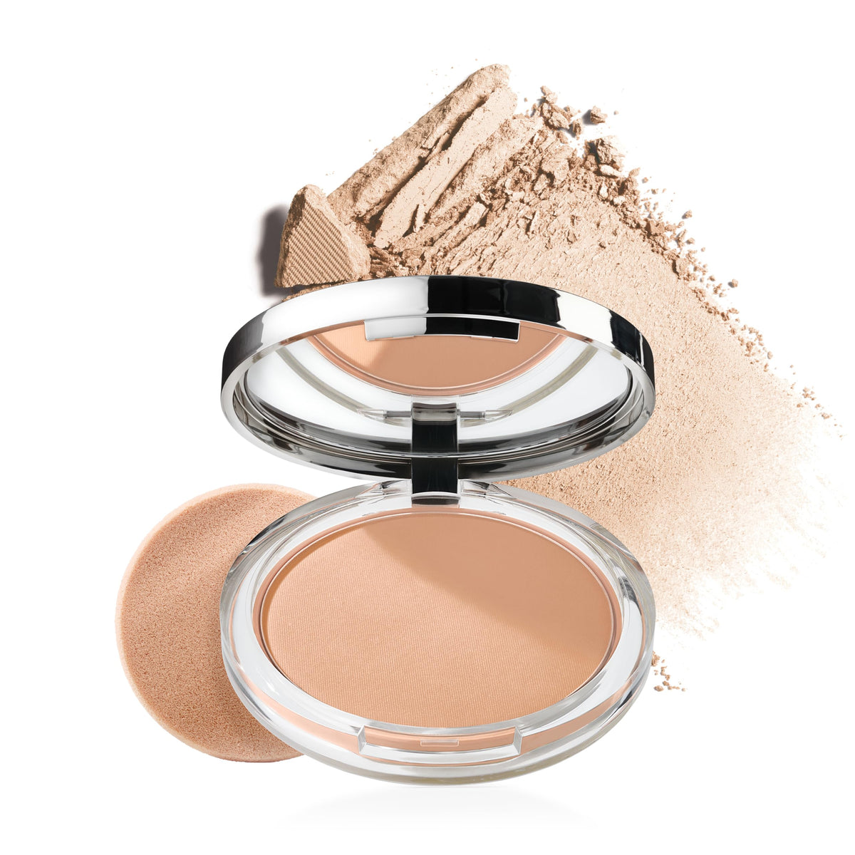 Clinique Stay-Matte Sheer Pressed Face Powder For Oily Skin Types | Sheer Coverage | Minimizes Shine | Makeup & Setting Powder