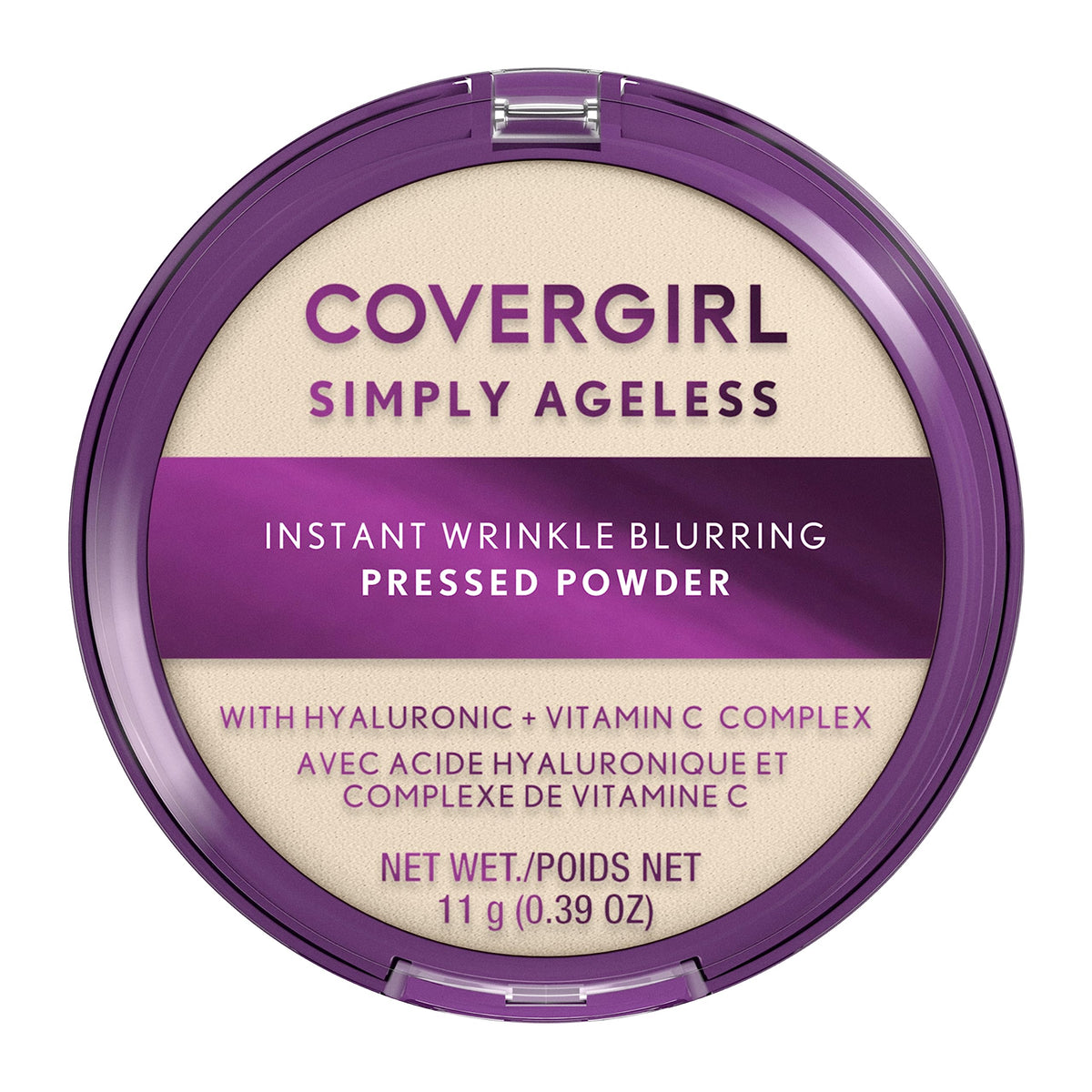 Covergirl Simply Ageless Instant Wrinkle Blurring Pressed Powder, Fair Ivory, 0.39 Ounce