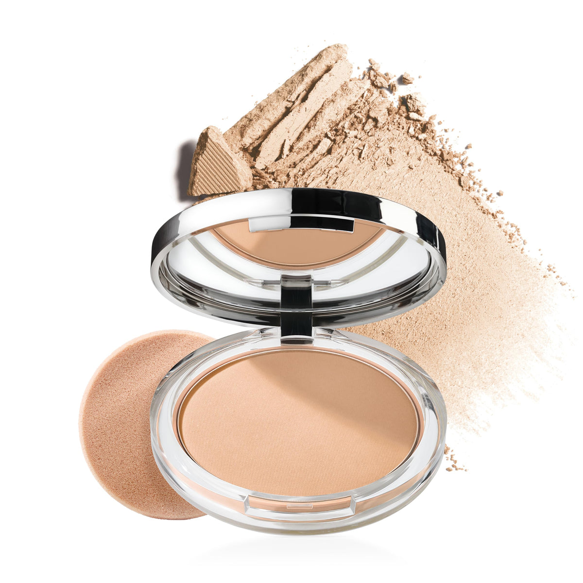 Clinique Stay-Matte Sheer Pressed Face Powder For Oily Skin Types | Sheer Coverage | Minimizes Shine | Makeup & Setting Powder