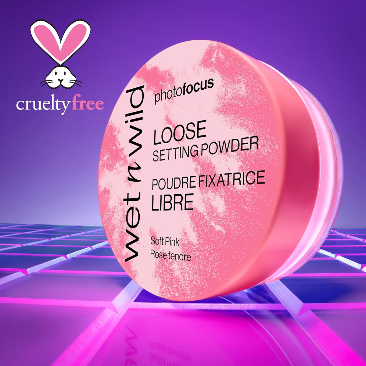 wet n wild Photo Focus Loose Baking Setting Powder, Highlighter Makeup, Fair to Medium & Tan Skin Tones - Translucent