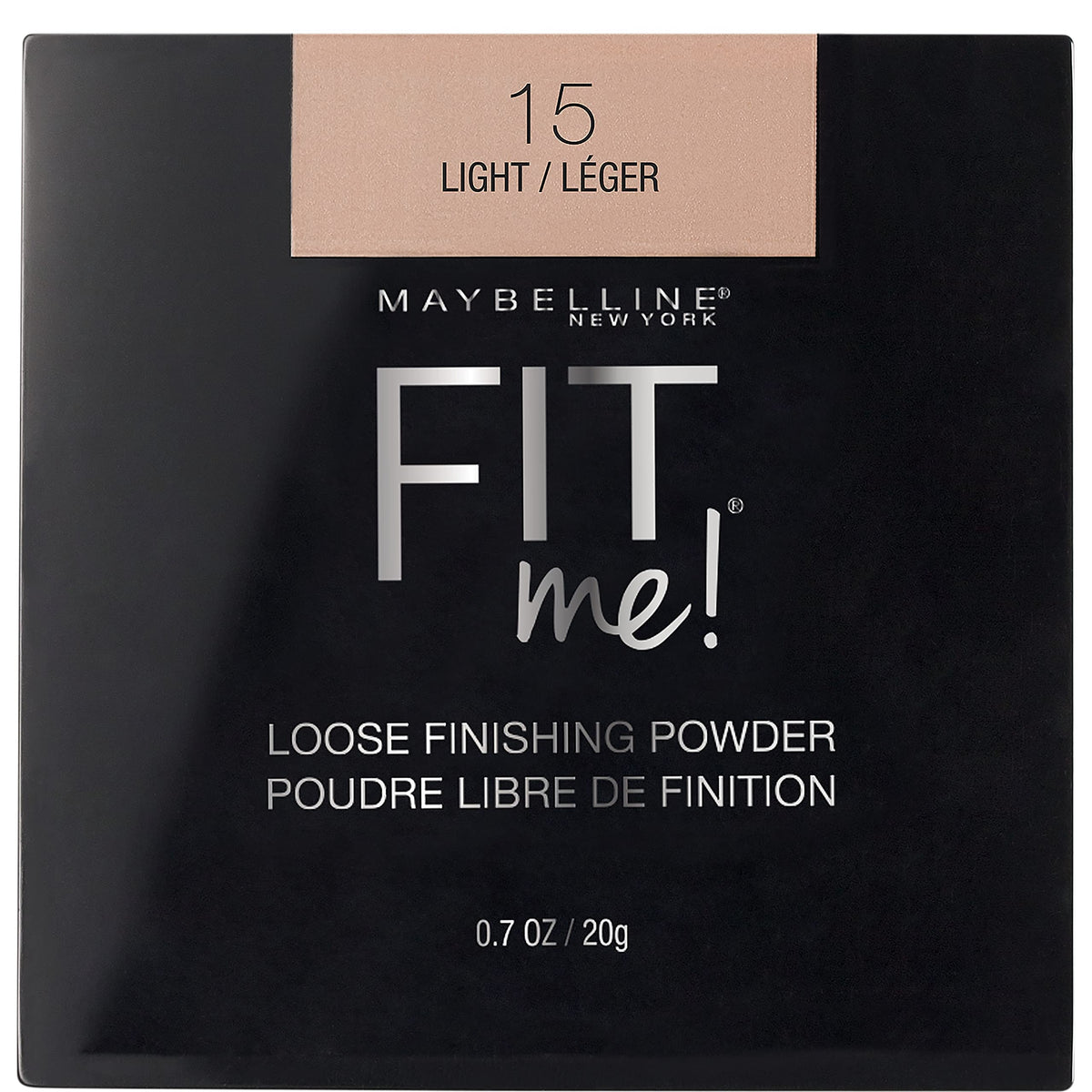 Maybelline Fit Me Loose Setting Powder, Face Powder Makeup & Finishing Powder, Light Medium, 1 Count