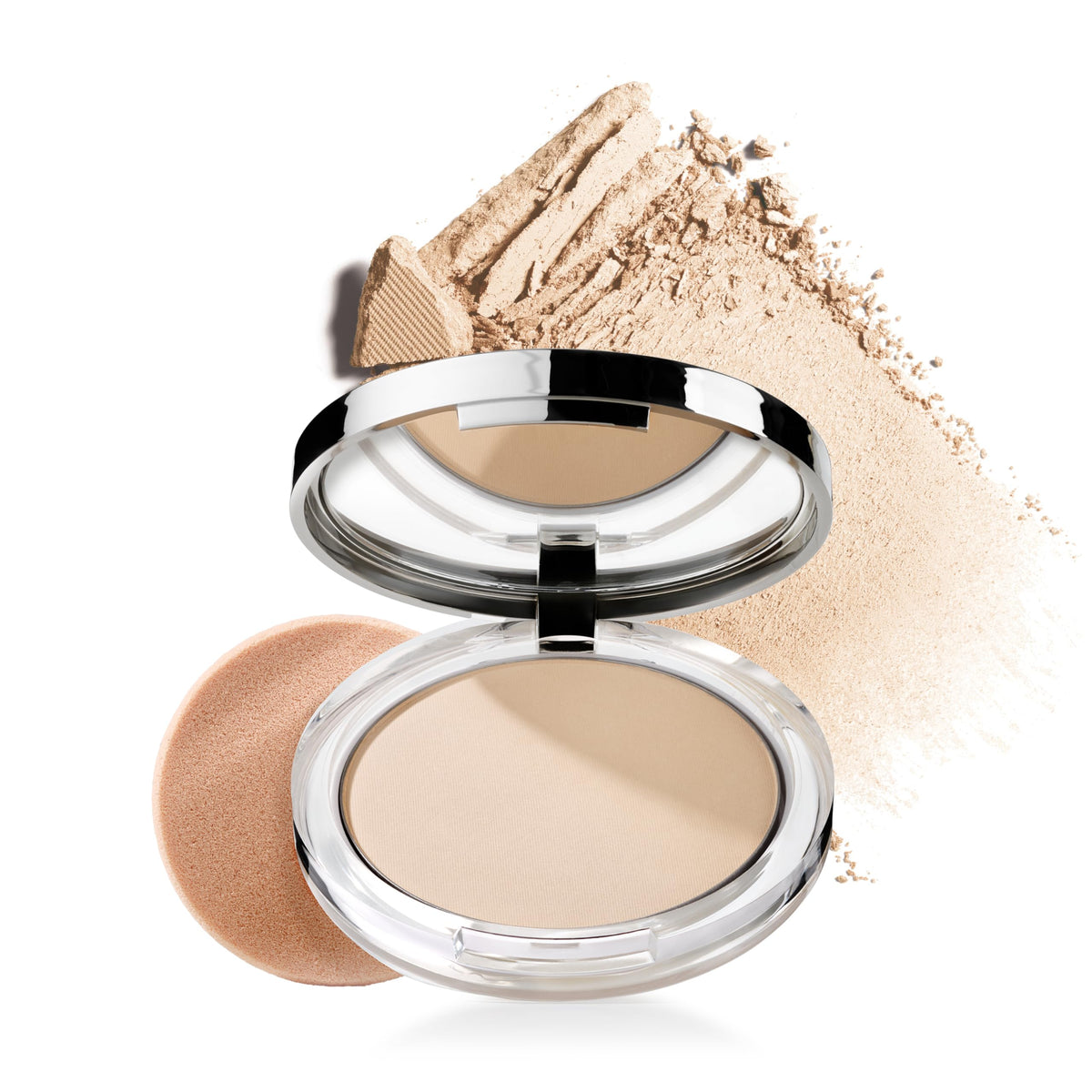Clinique Stay-Matte Sheer Pressed Face Powder For Oily Skin Types | Sheer Coverage | Minimizes Shine | Makeup & Setting Powder