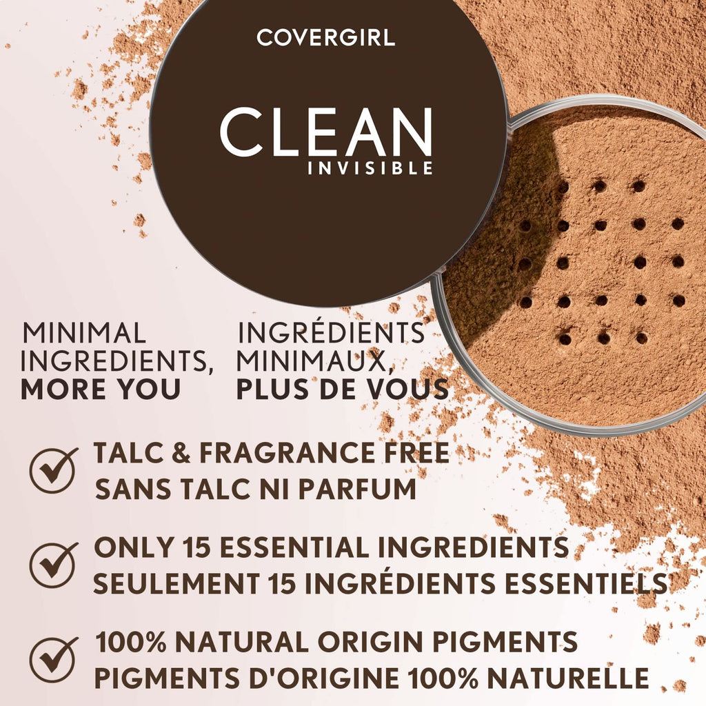 Clean Invisible Loose Powder Translucent Deep