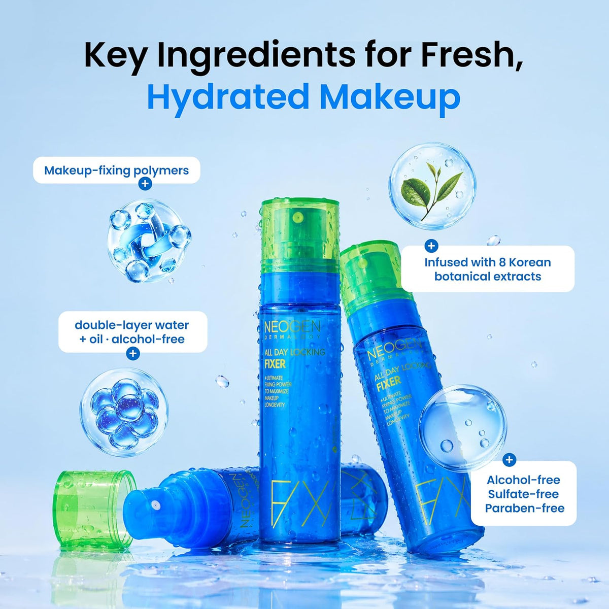 NEOGEN Dermalogy All-Day Makeup Setting Spray, 2.7 fl oz (80 ml)