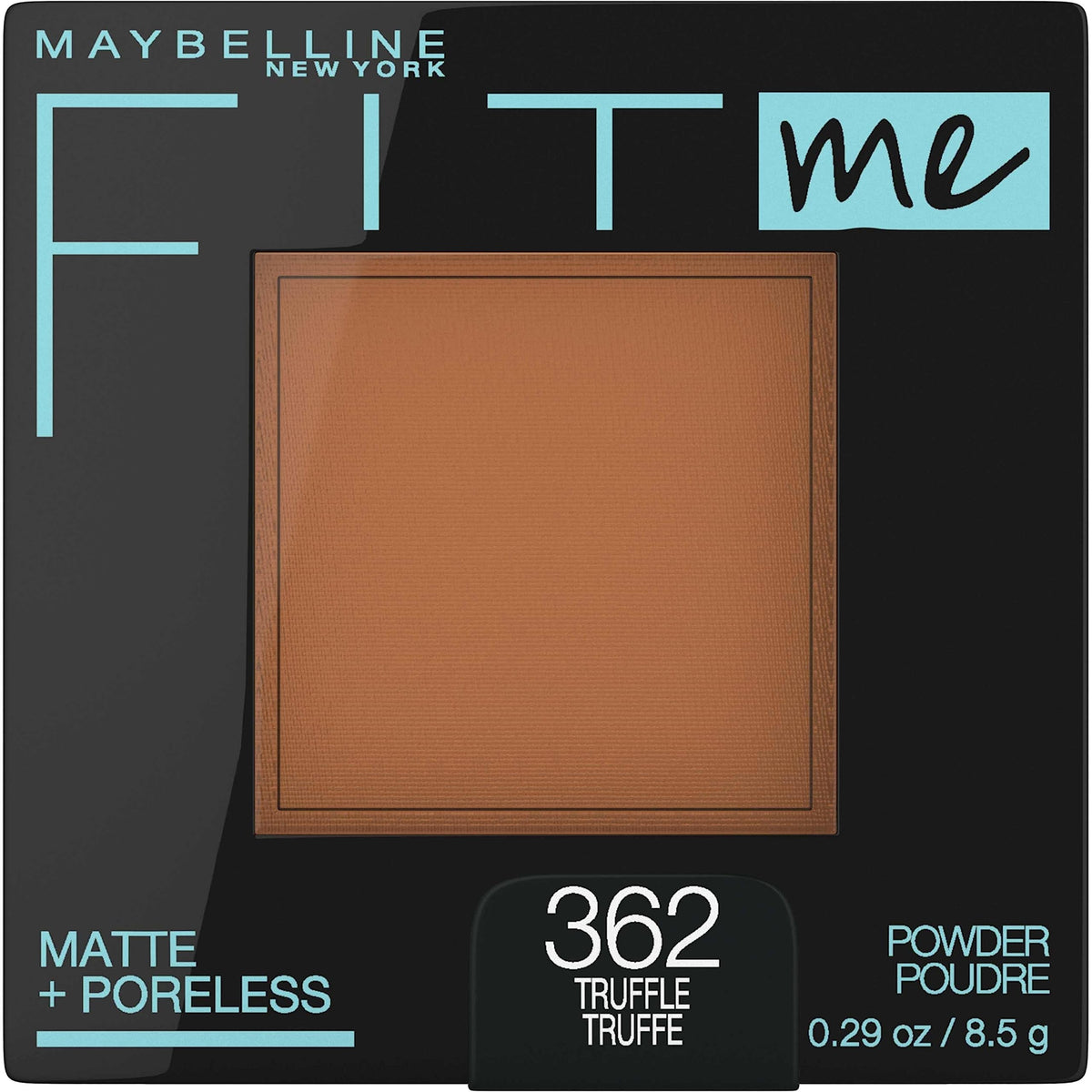 Maybelline Fit Me Matte + Poreless Pressed Face Powder Makeup & Setting Powder, Mocha, 1 Count